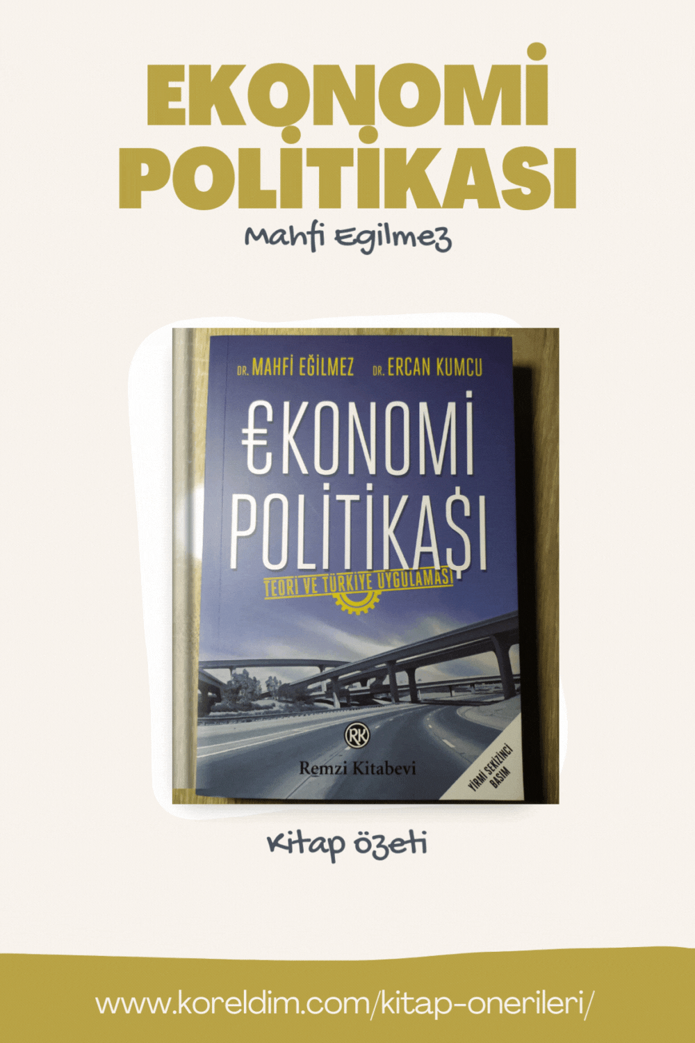Ekonomi Politikası Mahfi Eğilmez Kitap Özeti - Kitap Önerileri